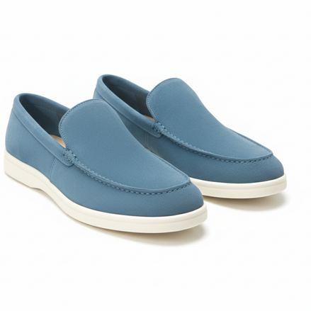 Midtown Men's Sleek Leather Suede Loafers | Comfort