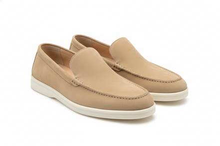 Midtown Men's Sleek Leather Suede Loafers | Comfort