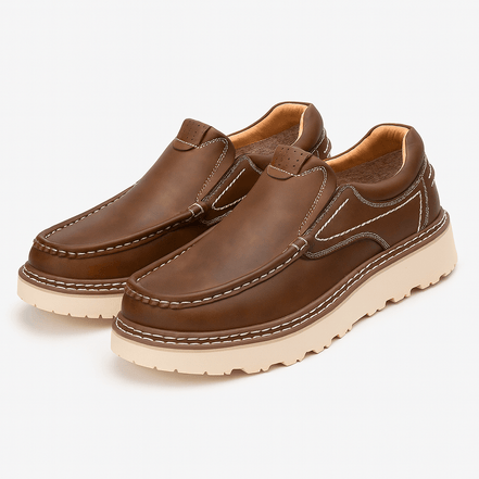 Savro Moc Everyday Leather Loafers