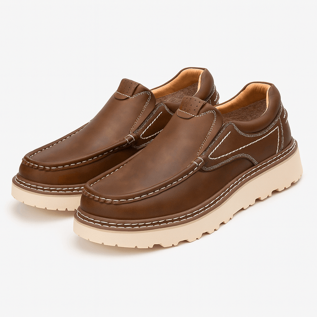 Savro Moc Everyday Leather Loafers