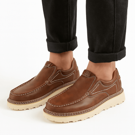Savro Moc Everyday Leather Loafers